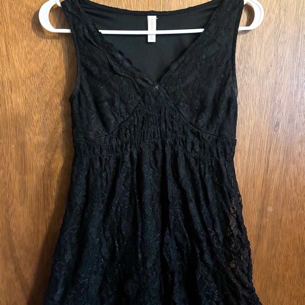 Xhilaration Babydoll Black Dress